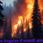 Los Angeles में धधकती आग