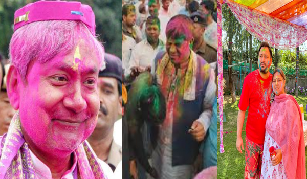 सीएम नीतीश कुमार,तेजस्वी यादव और पूर्व मंत्री मुकेश सहनी ने दी होली की बधाई