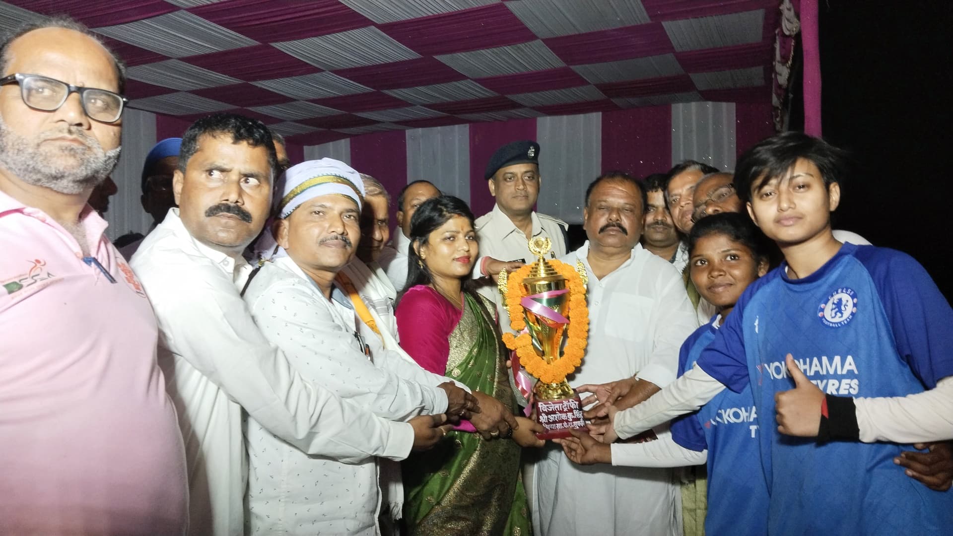 अंतरराज्यीय महिला पुलिस फुटबॉल प्रतियोगिता का सफल आयोजन