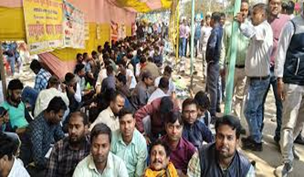 revenue employees strike in Bisfi