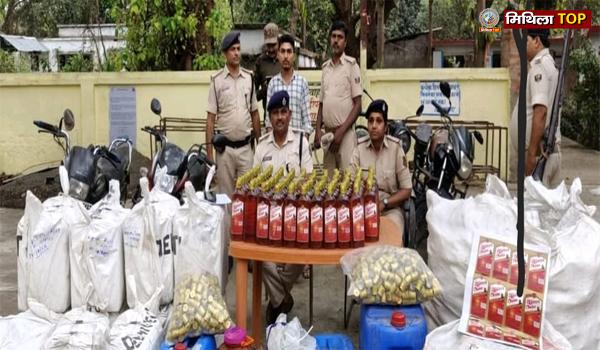 सनहपुर में शराब फैक्ट्री का उद्भेदन