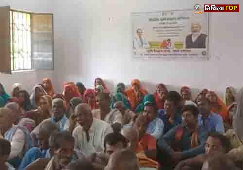 कृषि संकल्प अभियान के तहत सनहपुर में किसानों को किया गया जागरूक