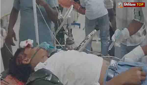 टेम्पो ने बाइक सवार को मारी जोरदार टक्कर, दोनों गंभीर रूप से घायल