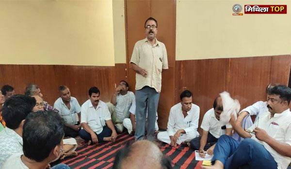 आठ जून को पटना में आयोजित सूड़ी अधिकार सम्मेलन को सफल बनाने के लिए की गयी बैठक