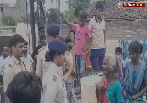 मुजफ्फरपुर में पीने के पानी के लिए हाहाकार, लोगों ने किया सड़क जाम