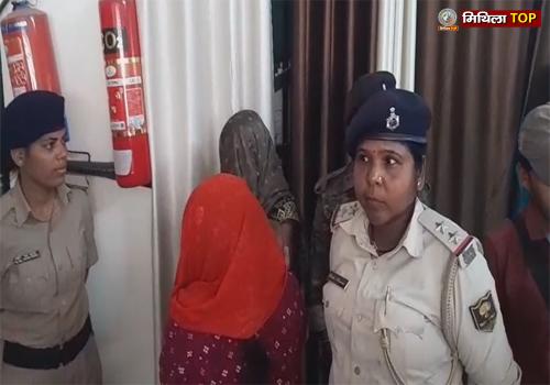 ससुराल के महिलाओं के साथ मिलकर हथियार के बल पर 15 लाख रुपये की लूट