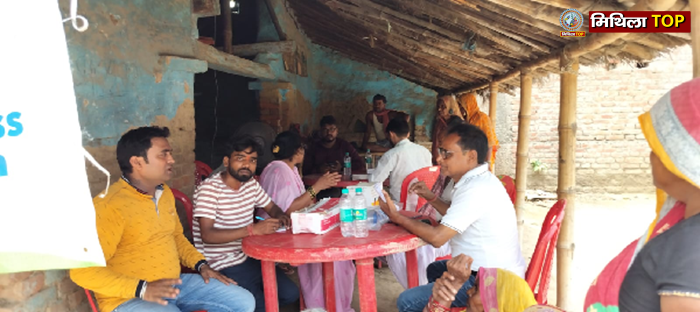 मिल्की गांव में मिथिला स्टूडेंट यूनियन द्वारा नि:शुल्क चिकित्सा शिविर का सफल