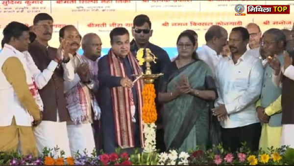 नितिन गडकरी ने किया रांची में रातू रोड फ्लाईओवर का उद्घाटन