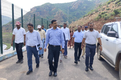 गंगाजी राजगृह जलाशय का जिलाधिकारी नालन्दा ने किया निरीक्षण