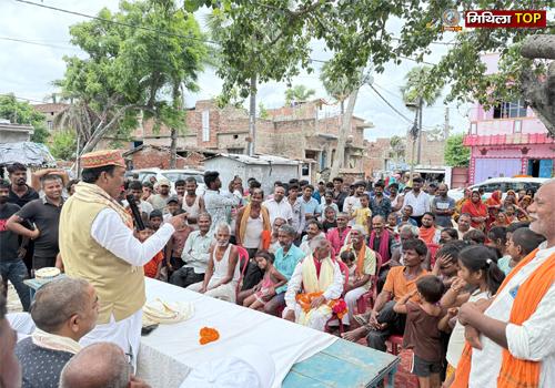 Darbhanga News: एनडीए सरकार समाज के हर वर्ग का ख्याल रख रही है: संजय सरावगी