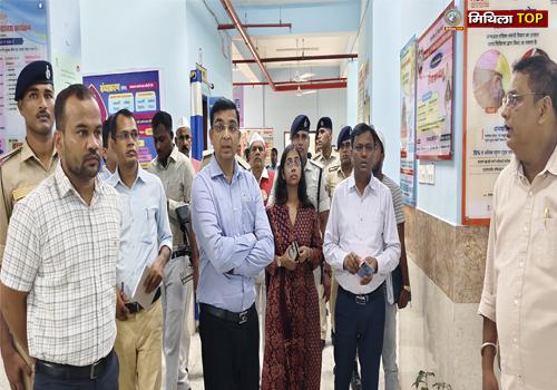 सामुदायिक स्वास्थ्य केंद्र सिलाव का जिलाधिकारी ने किया औचक निरीक्षण