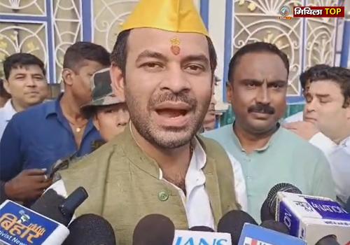 तेज प्रताप यादव ने तेजस्वी को मुख्यमंत्री बनने का दिया आशीर्वाद