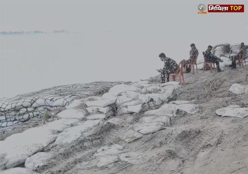 मुजफ्फरपुर में गंडक ने दिखाया रौद्र रूप, रीवा इलाके में कटाव से लोग दहशत में