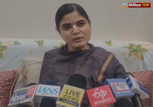 कभी भी हिंदू धर्म नष्ट नहीं हो सकता - कथा वाचिका देवी चित्रलेखा