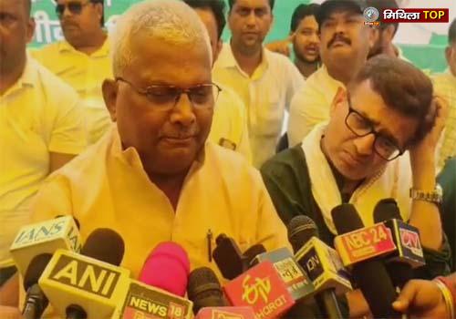 यूट्यूबर के समर्थन में राजद ने किया विरोध प्रदर्शन, जीवेश कुमार को मंत्री पद से हटाने की मांग