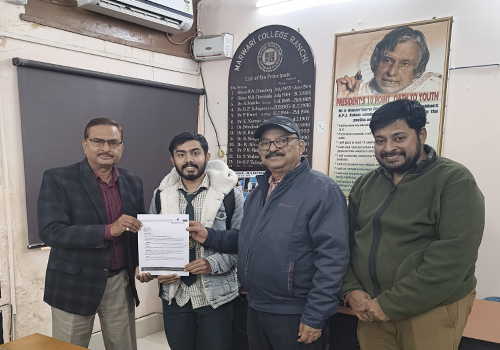 Marwari College Placement: B.Com छात्र आयुष कुमार को ₹5.5 लाख का पैकेज