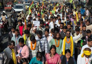 हजारों छात्रों का शक्ति प्रदर्शन, JLKM ने सरकार को चेताया