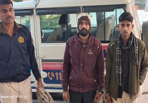 अलीनगर थाना क्षेत्र में पुलिस की बड़ी कार्रवाई, दो फरार आरोपी गिरफ्तार