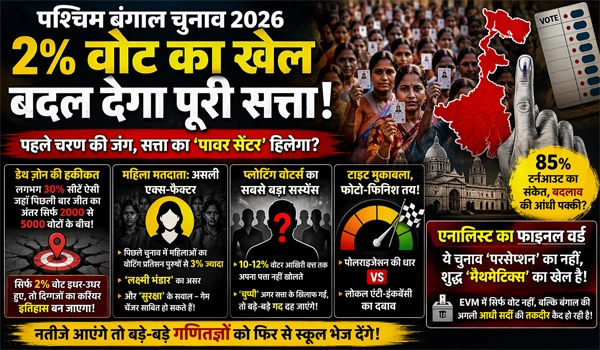 West Bengal Election 2026: बंगाल का आगाज़: पहले चरण में 'डेटा' का महा-धमाका