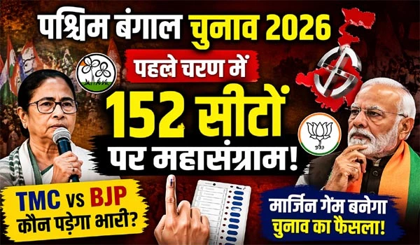 West Bengal Election 2026: पहले चरण में 152 सीटों पर कड़ा मुकाबला, किसका पलड़ा भारी?