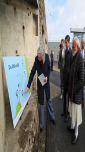 Prime Minister Narendra Modi photos from the visit to the Afsluitdijk