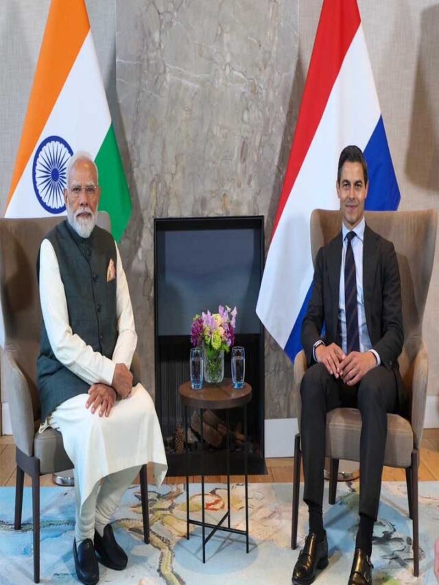 Prime Minister Narendra Modi And Prime Minister Rob Jetten