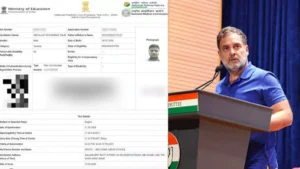 NEET Admit Card Issue: Nagpur student allotted Abu Dhabi centre; Rahul Gandhi lashes out.