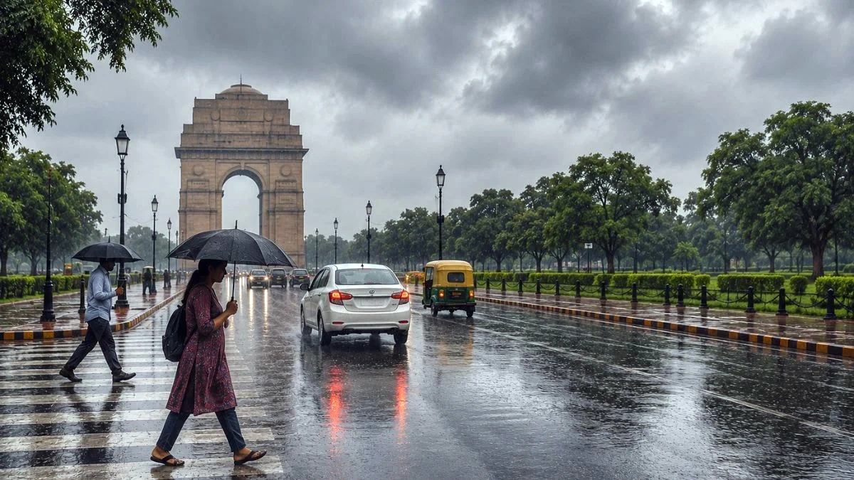 Delhi-NCR Weather Update: Alert issued for rain and strong winds in Delhi; relief from the heat expected.