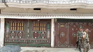 EOU STF Raid: Major action against land mafia and arms smuggling syndicate.
