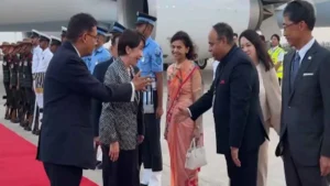Japanese PM India Visit 2026: Japanese Prime Minister Sanae Takaichi arrives in India.