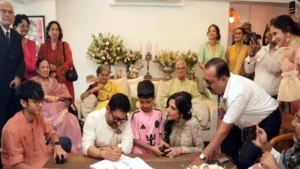 Aamir Khan Married Gauri Spratt: Aamir Khan and Gauri Spratt tie the knot; Ambani family attends.
