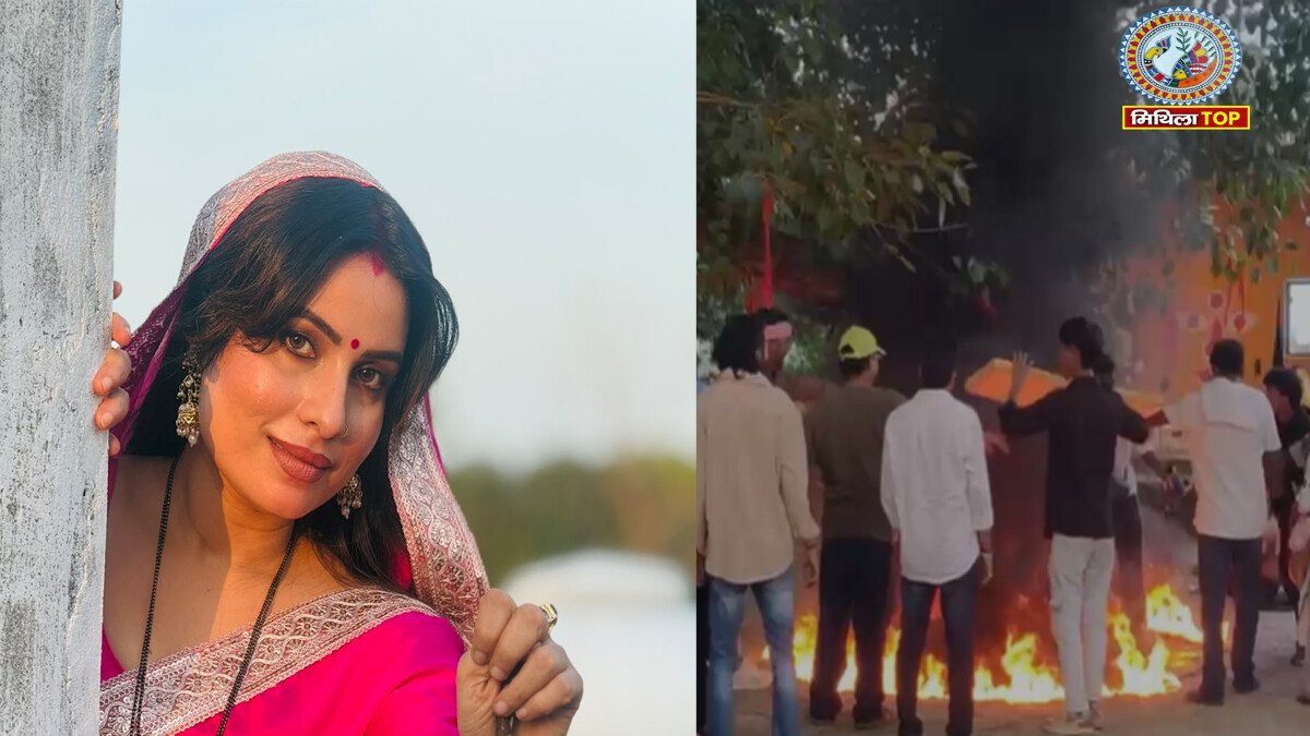 Sanjana Pandey Accident: शूटिंग सेट पर बाल-बाल बचीं संजना पांडेय